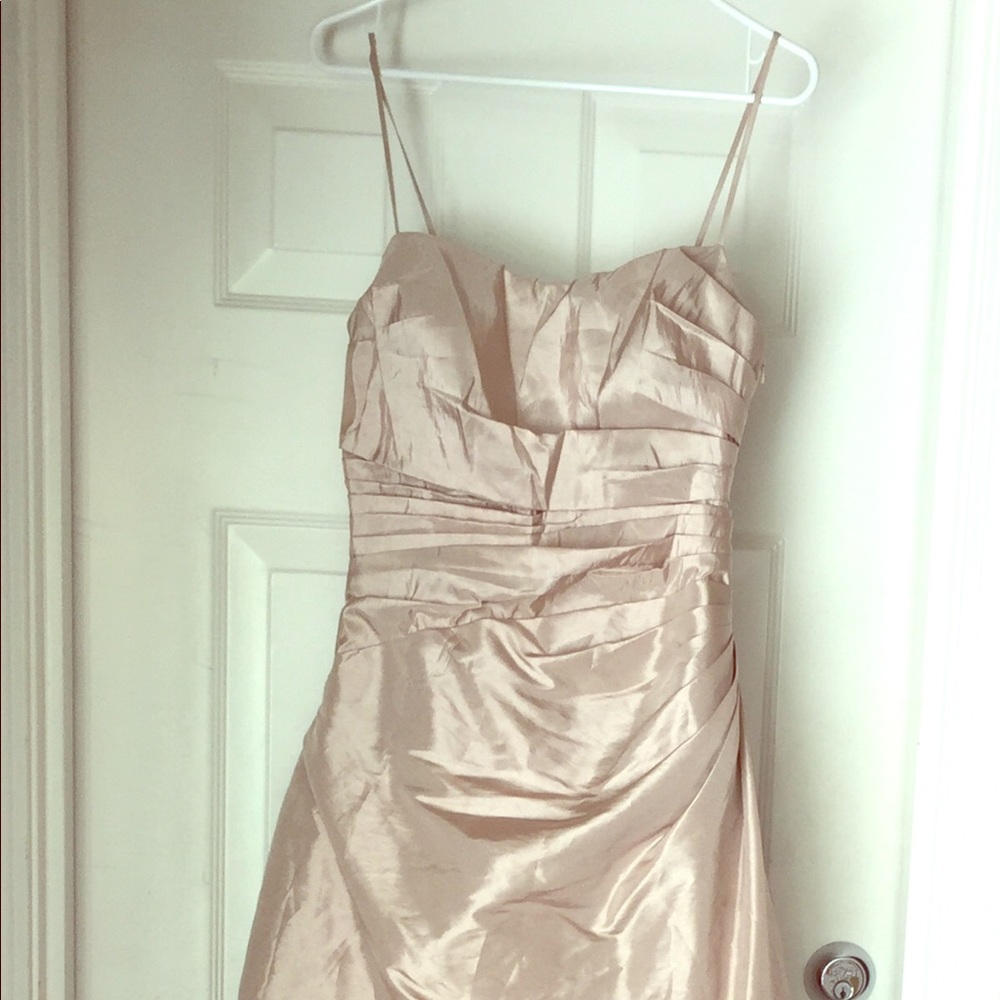 Bill Levkoff Champagne Gown